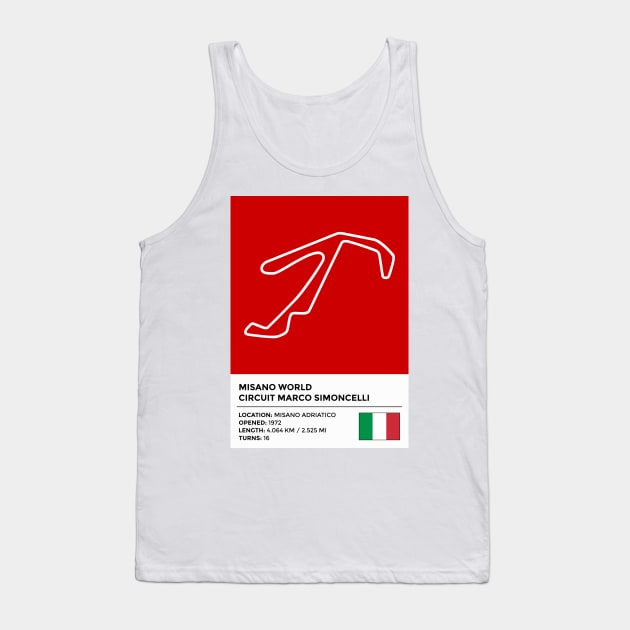 Misano World Circuit Marco Simoncelli [info] Tank Top by sednoid